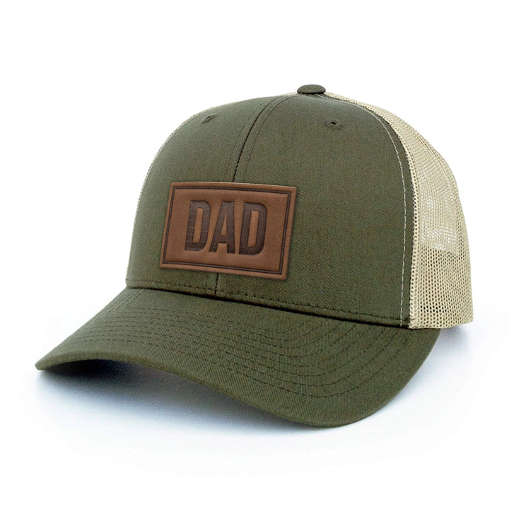 Leather Patch Hat - Dad