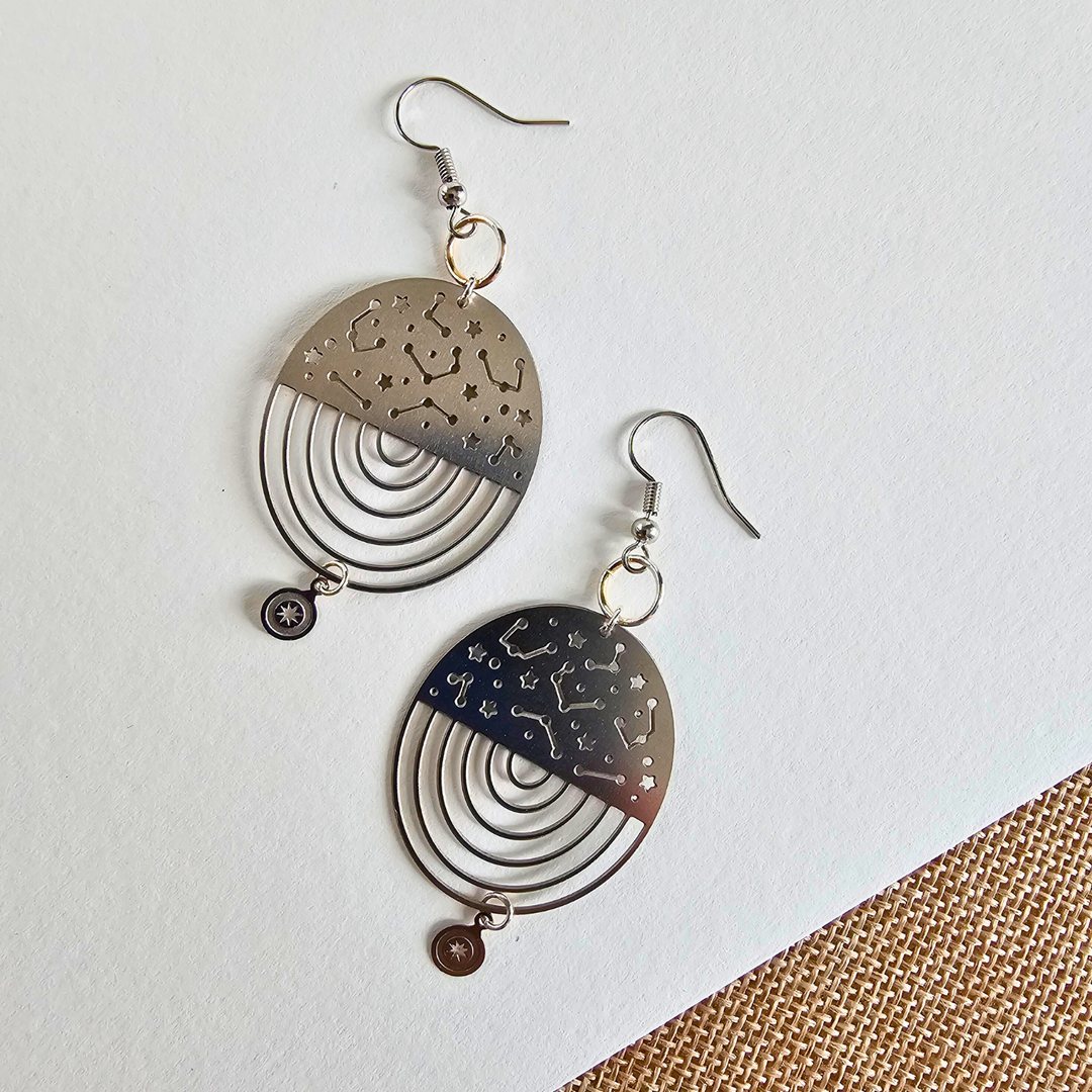 Boucles d'oreilles satellites