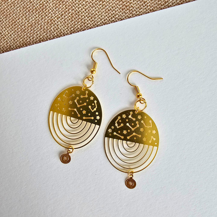 Boucles d'oreilles satellites