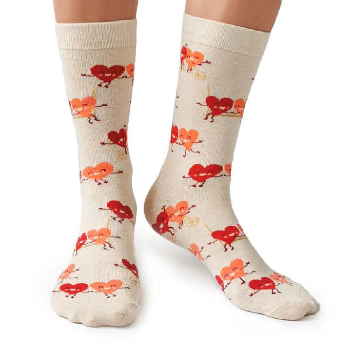 Women's Sock - Tandem Hearts