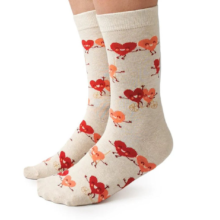 Women's Sock - Tandem Hearts