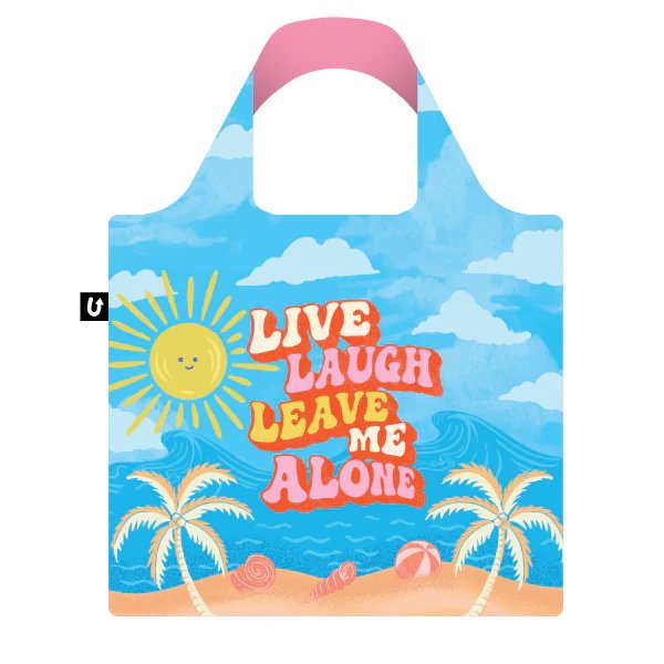 Foldable Tote Bag - Live, Laugh, Leave