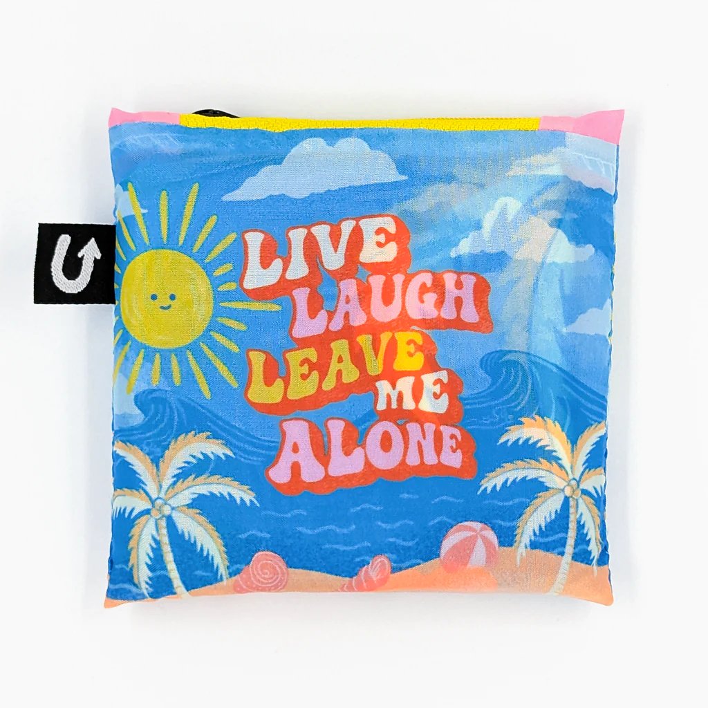 Foldable Tote Bag - Live, Laugh, Leave