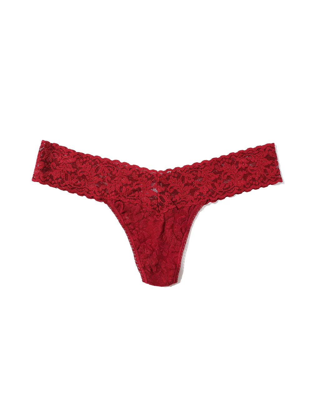 Signature Lace Low Rise Thong