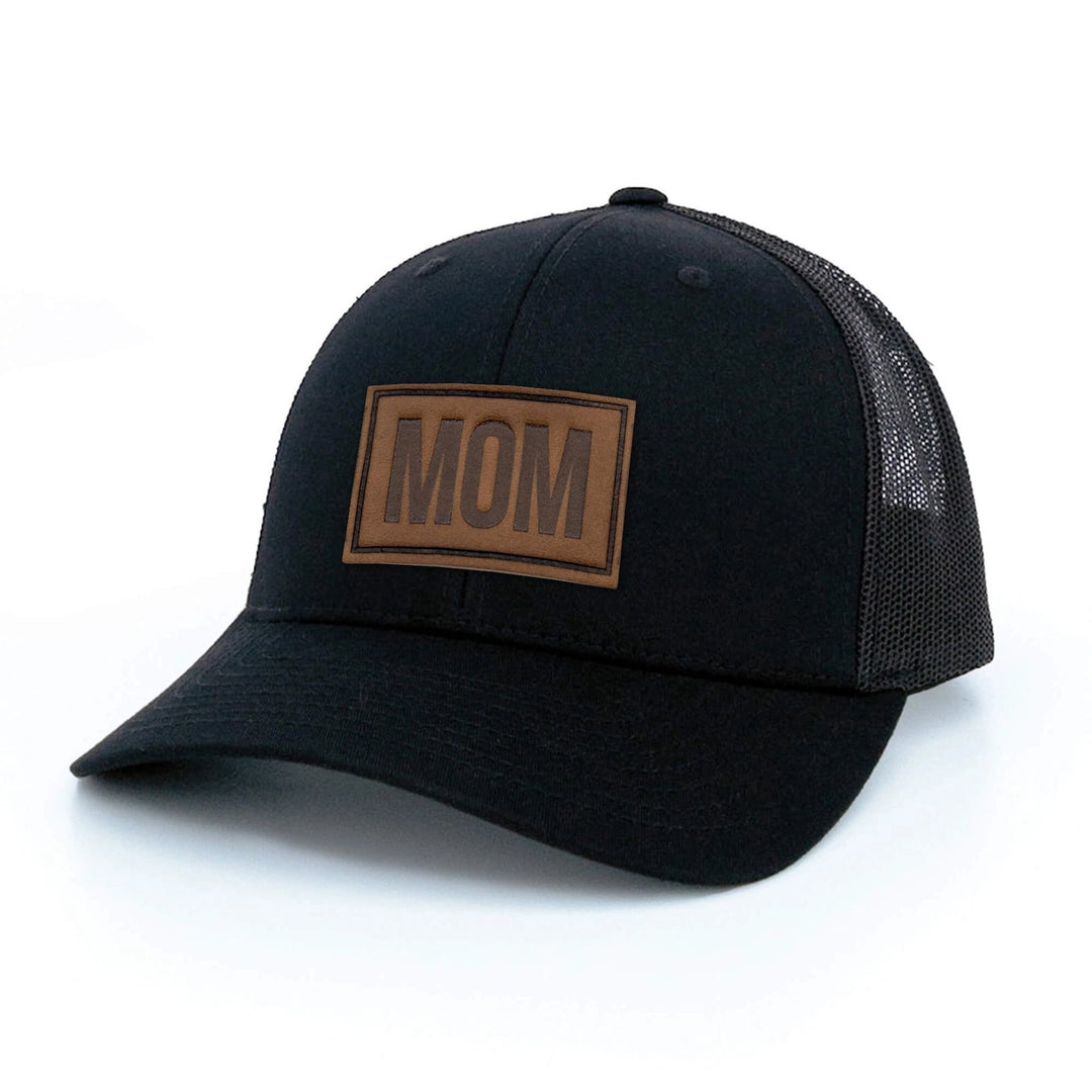 Leather Patch Hat - Mom