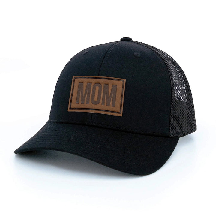 Leather Patch Hat - Mom