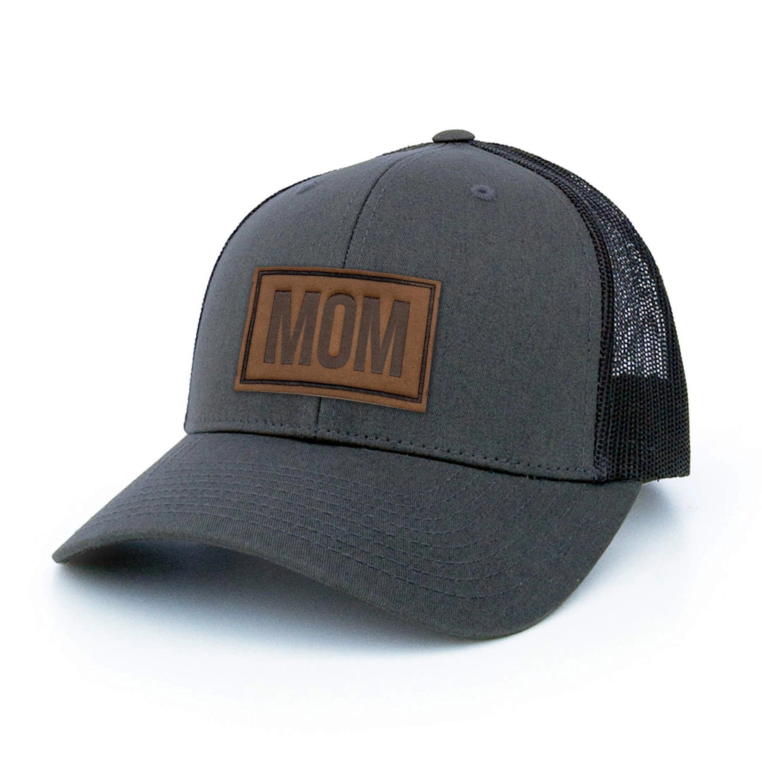 Leather Patch Hat - Mom