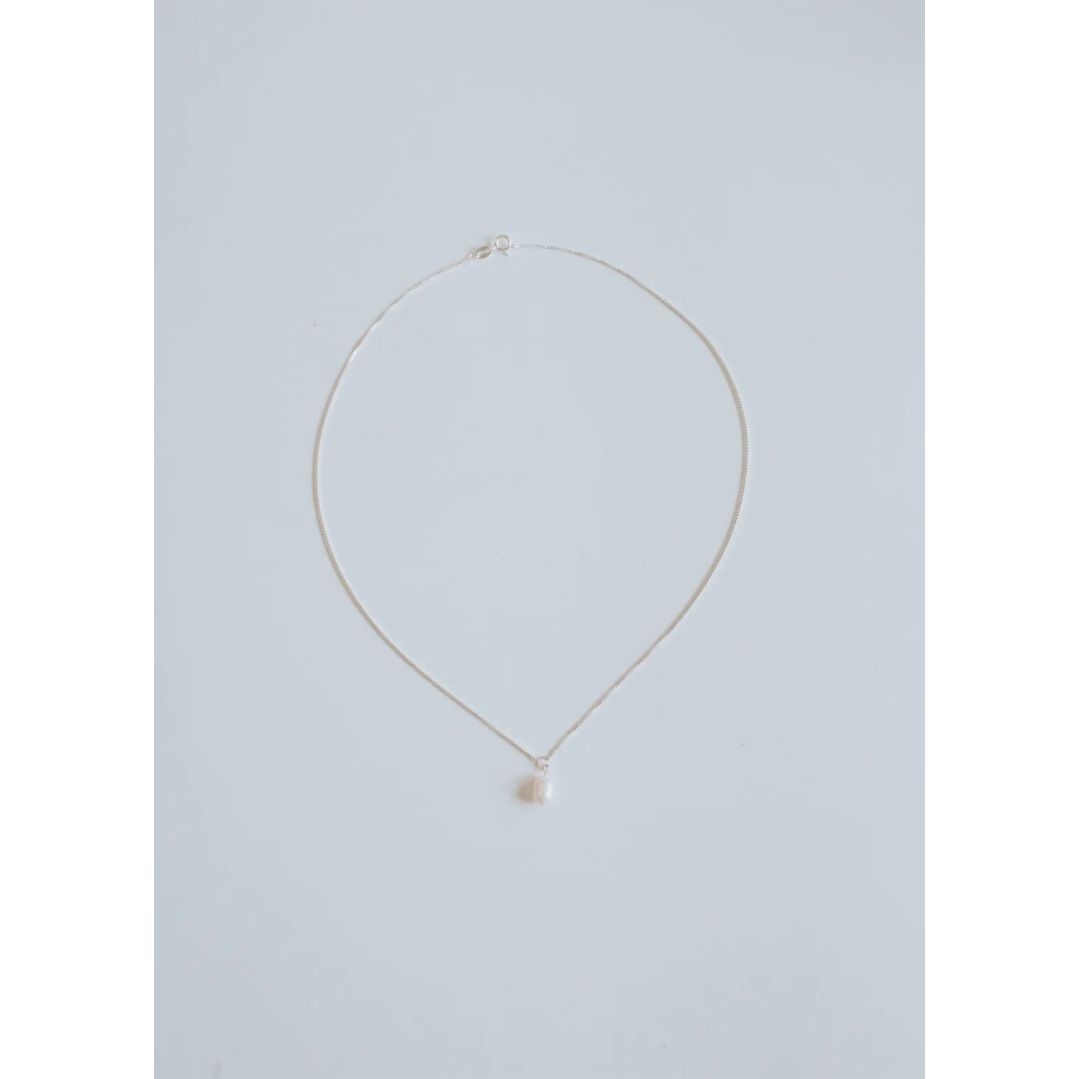 Pearl Necklace - Sterling Silver
