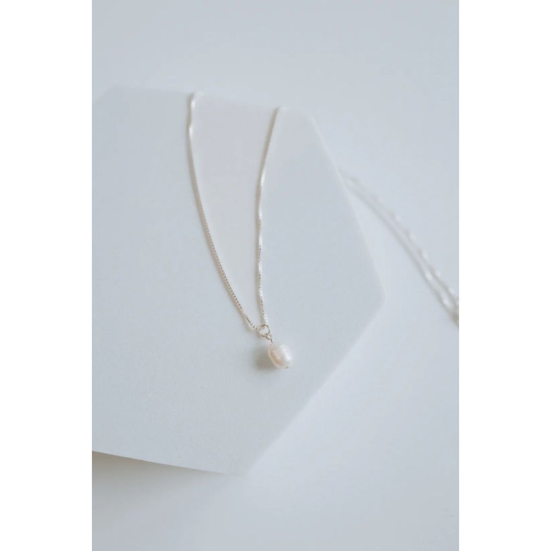 Pearl Necklace - Sterling Silver