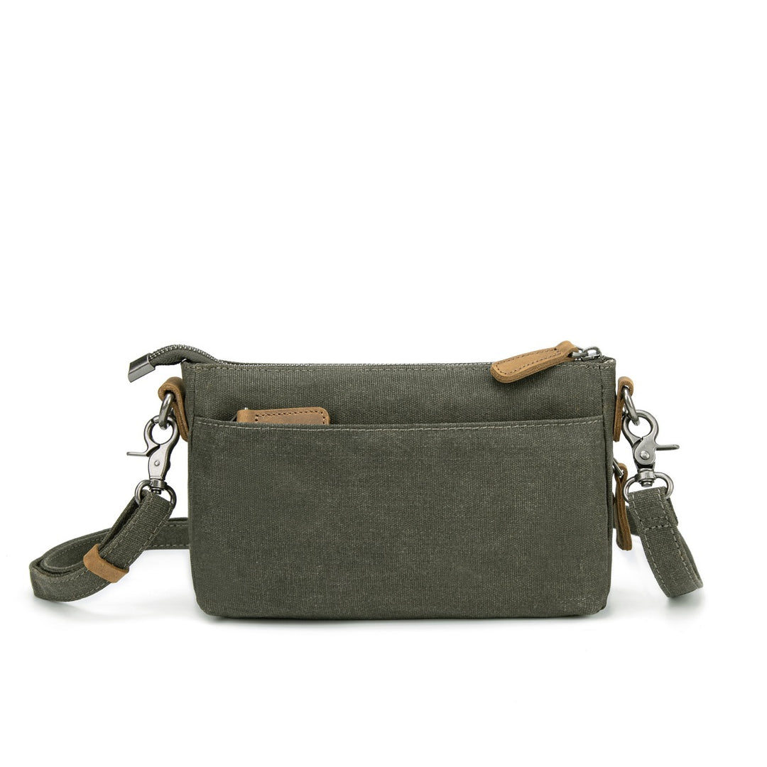 Bolso de hombro pequeño de lona