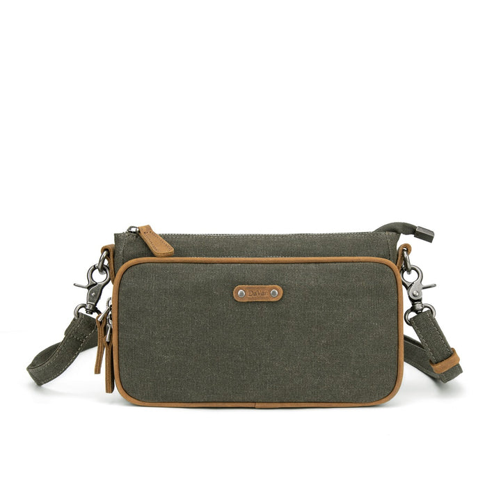 Bolso de hombro pequeño de lona