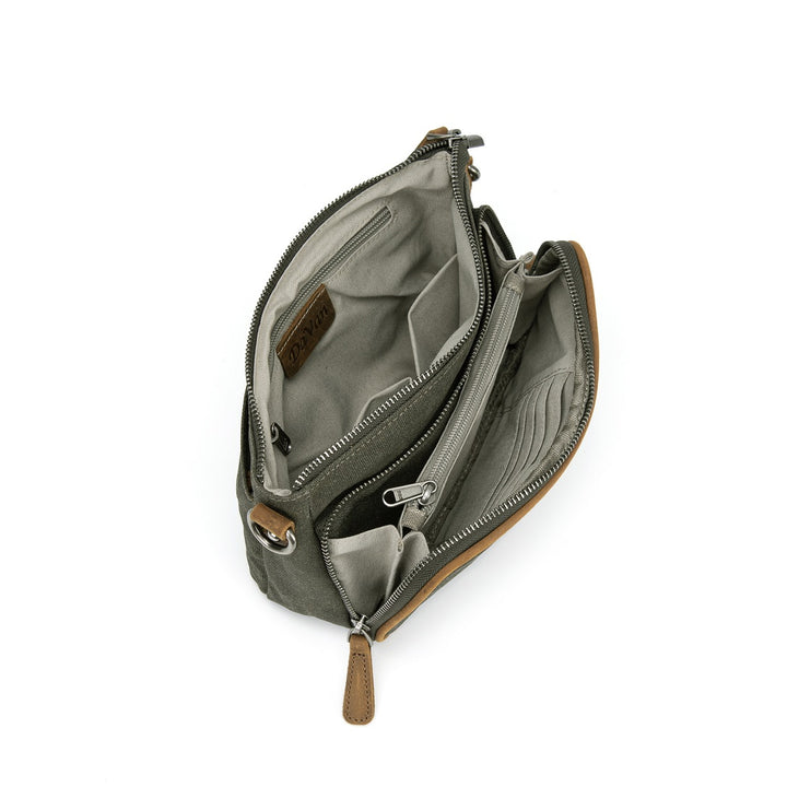 Bolso de hombro pequeño de lona