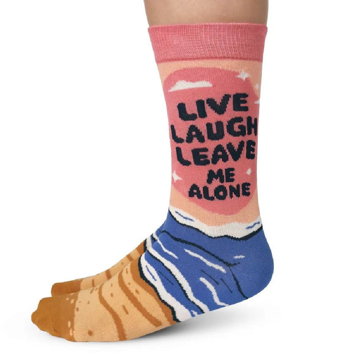 Women's Sock - Live, Laugh, Leave