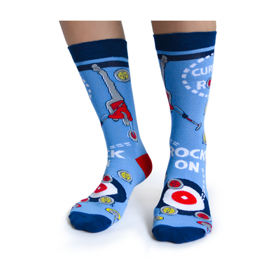 Women's Sock - Curling Rocks
