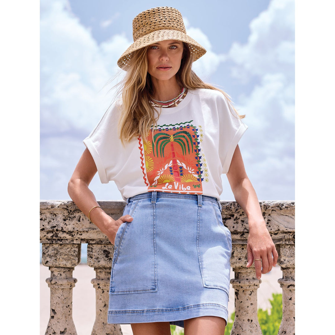 Crew Dolman Sleeve Tee