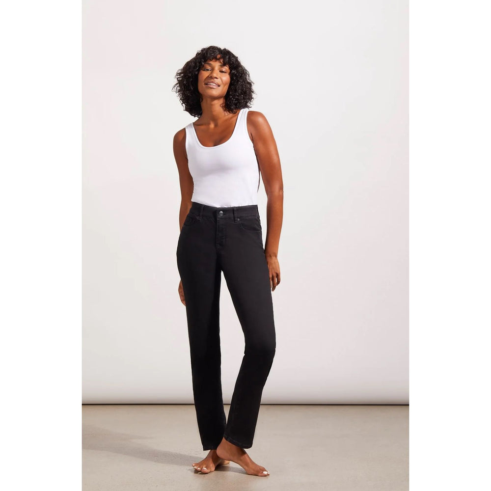 Tribal Sophia Straight Leg Pant in black, product view 1