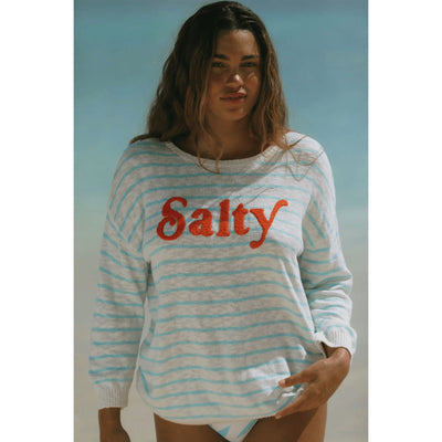 SALTY Scoop Neck Sweater