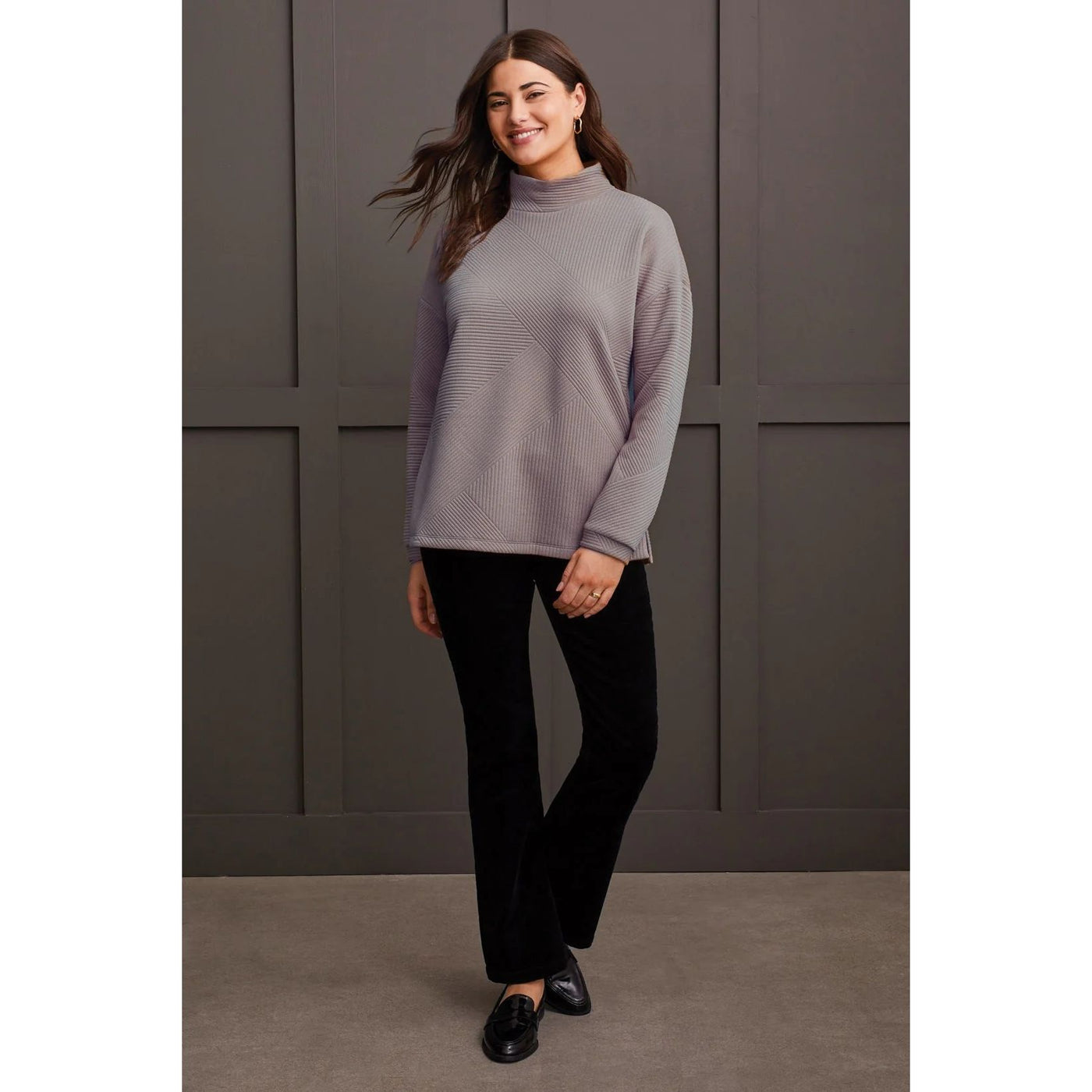 L/S Tunic w/ Side Slit