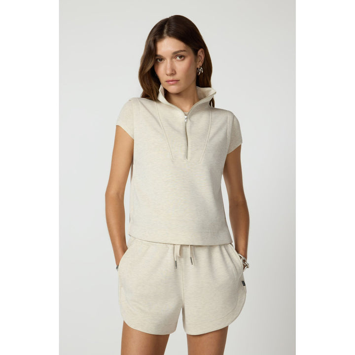 Dreamweave Half Zip Mock Neck Tank