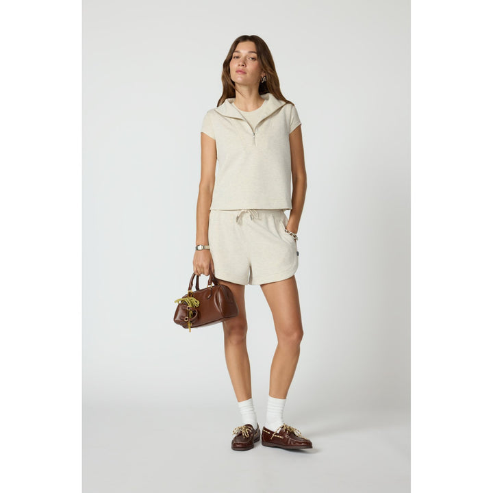 Dreamweave Half Zip Mock Neck Tank