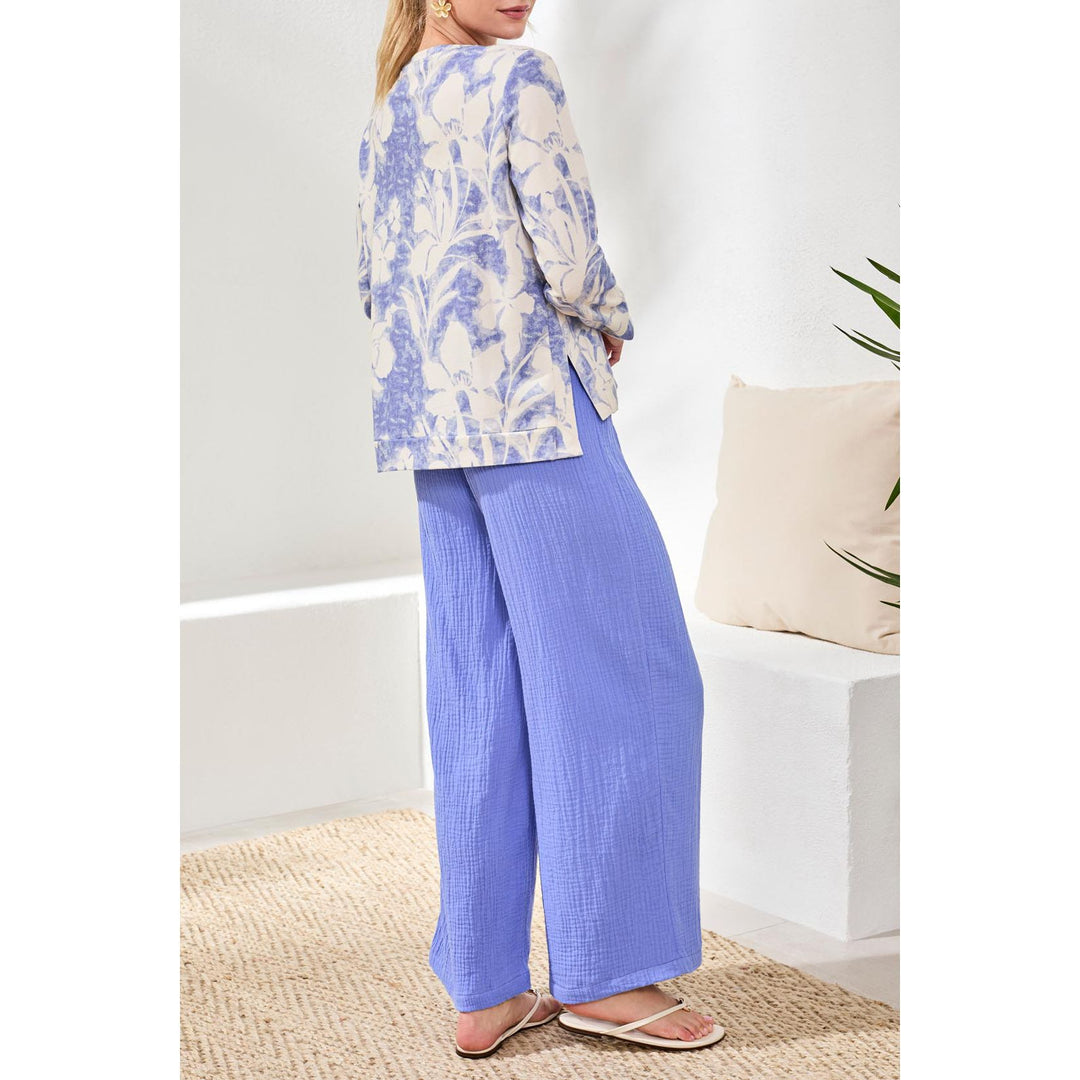 Soft Crew Neck w/ Side Slits