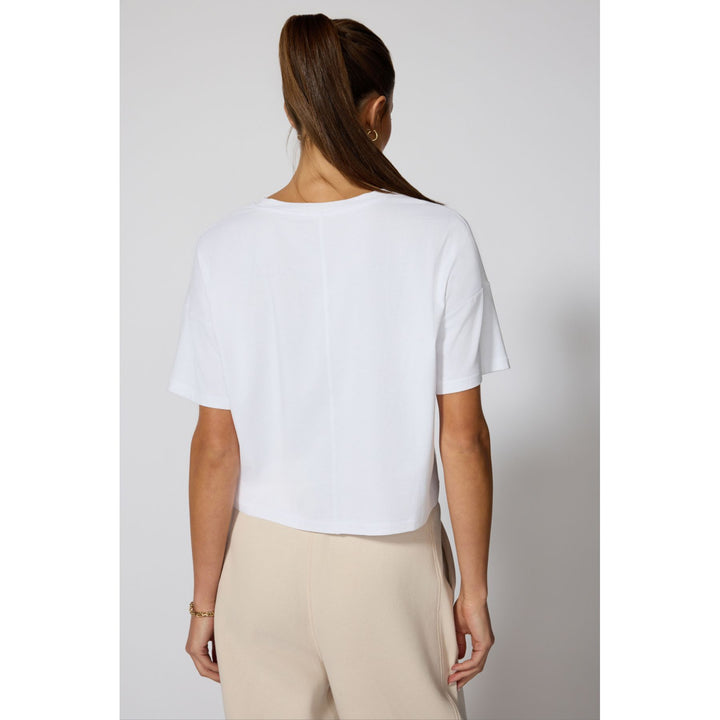 Boxy Cropped Pima Tee