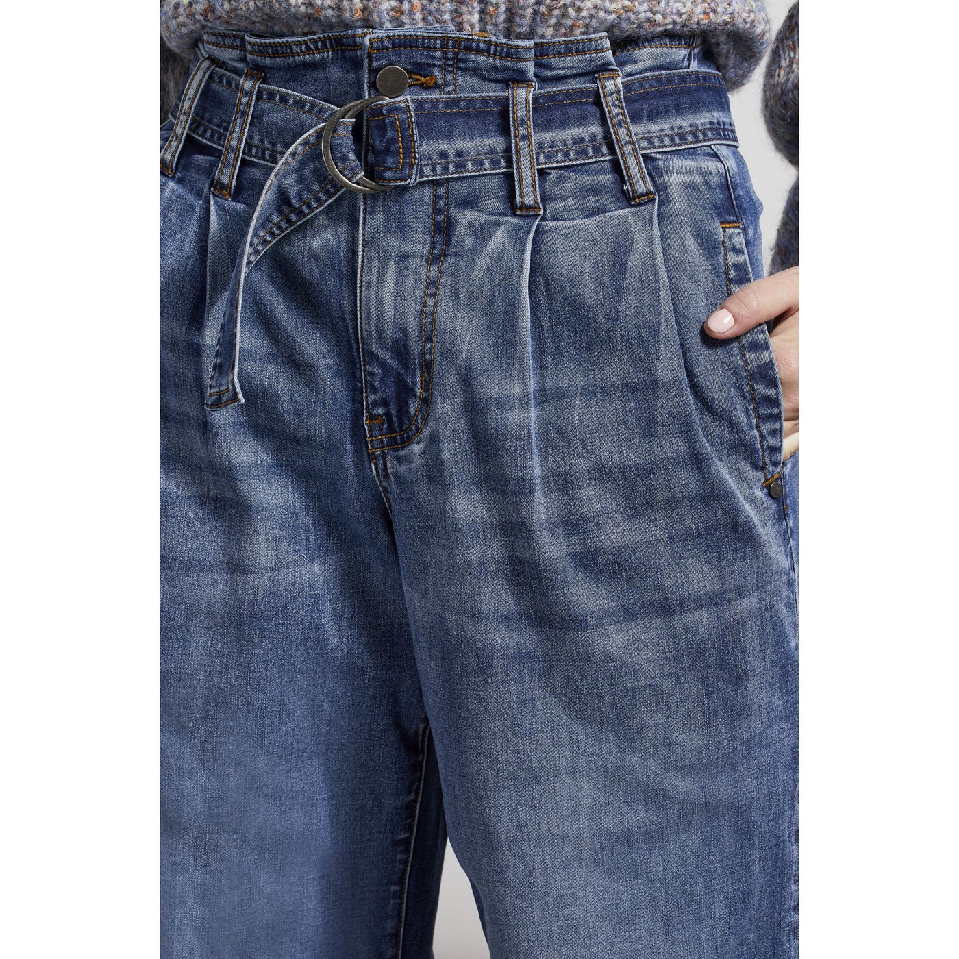 Brooke Paperbag Waist Wide Leg Pant