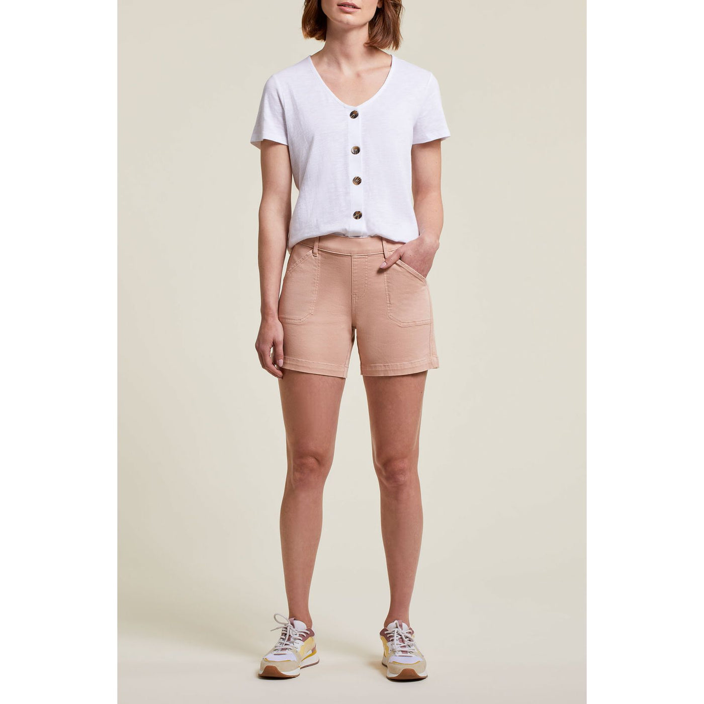 Pull-on Denim Short