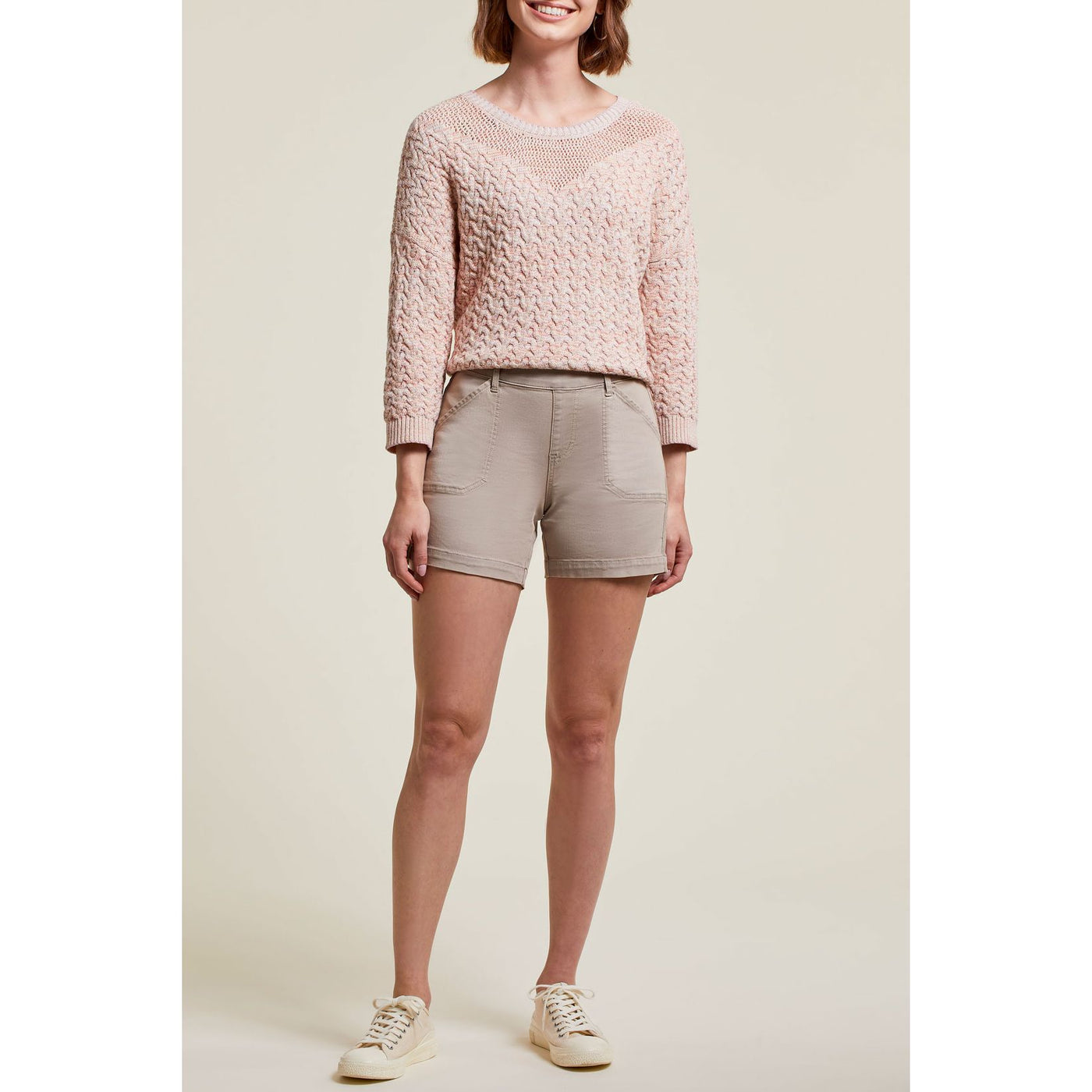 Pull-on Denim Short