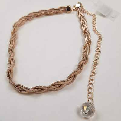 Thin Woven Belt With Chain