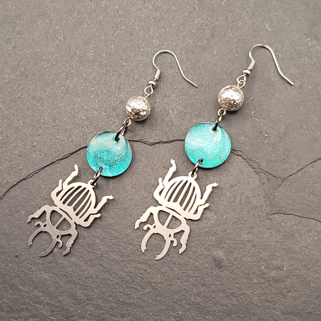 Boucles d'oreilles amulette
