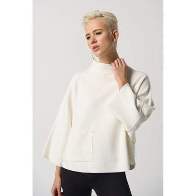 Funnel Neck Boxy Top
