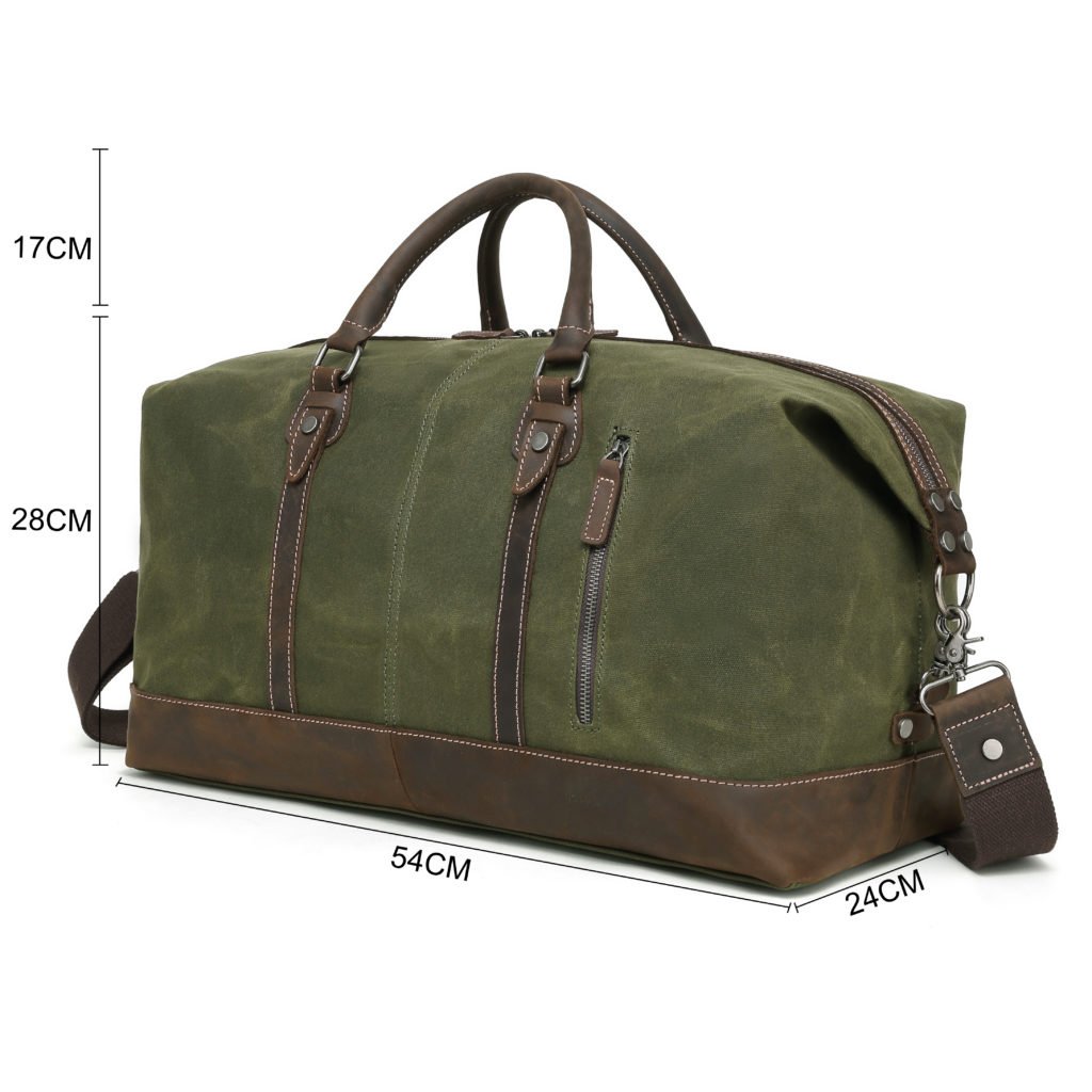 Bolsa de lona encerada