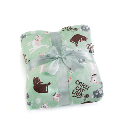 Manta con capucha - Crazy Cat Lady