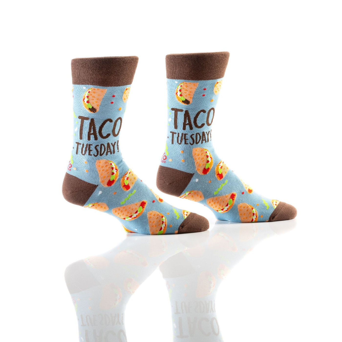 Men's Crew Sock, Taco Tuesday