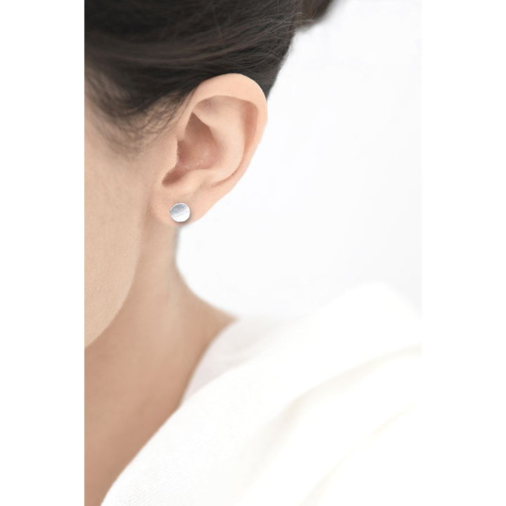 Petite Curl Dot Ear Studs