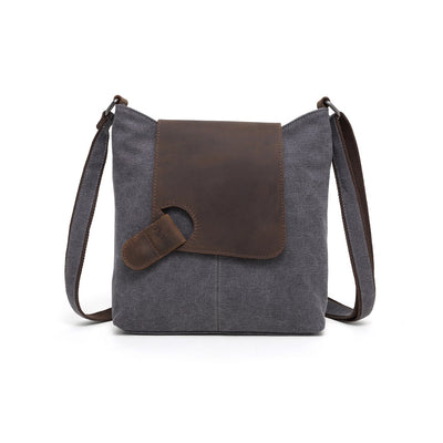 Tote Bag with Leather Trim