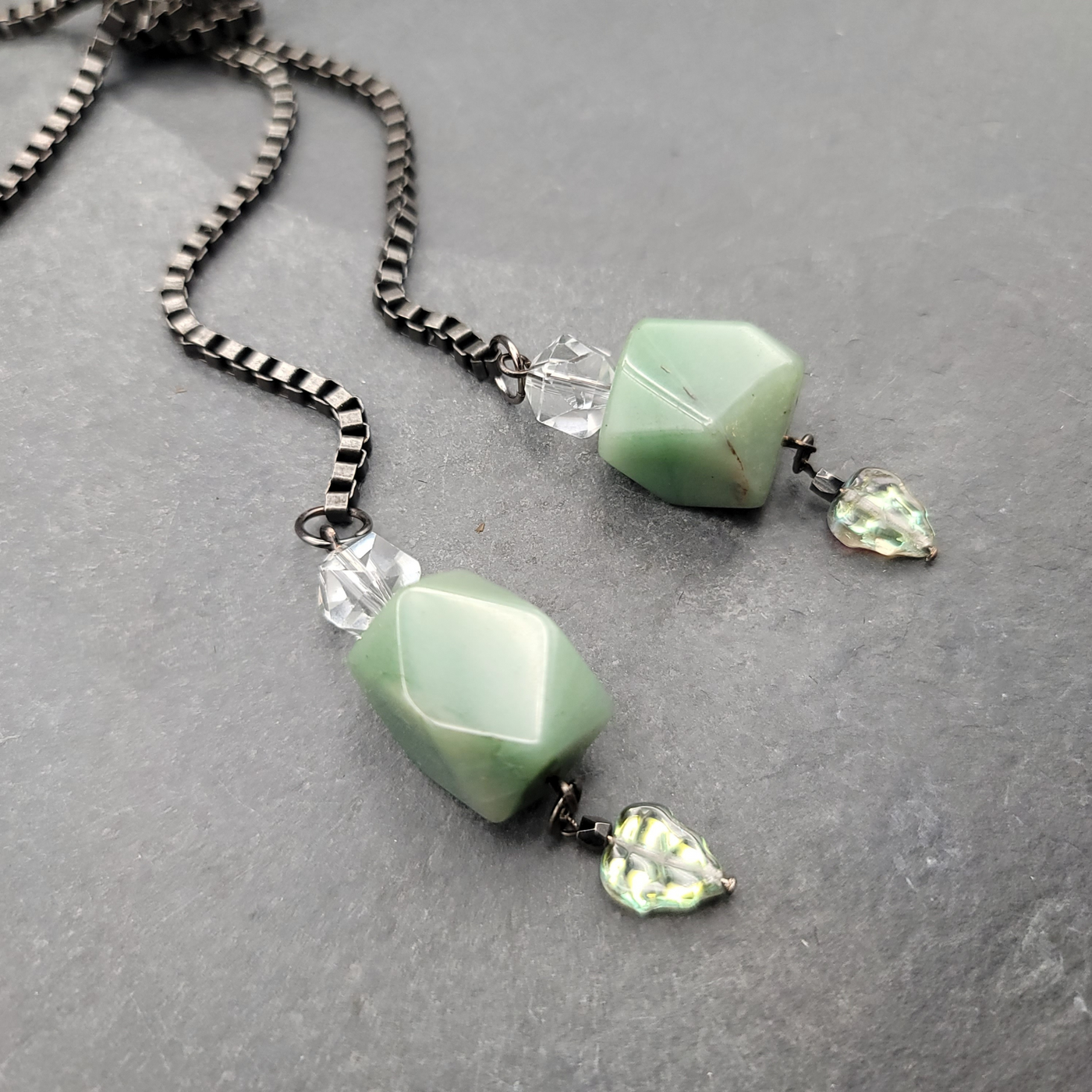 The Rope Necklace - Gunmetal