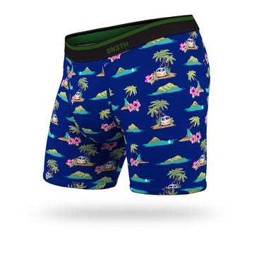 Classic Boxer Brief - Aloha - Navy