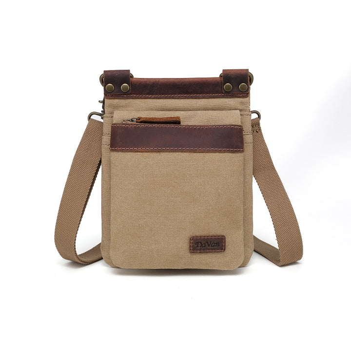 Bolso de hombro pequeño de lona