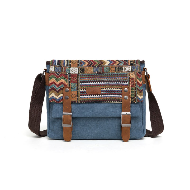 Bolso Bandolera Pequeño con Diseño Azteca