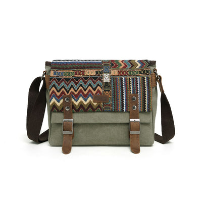 Small Messenger Bag with Aztec Design