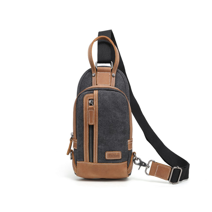 Bolso bandolera de lona