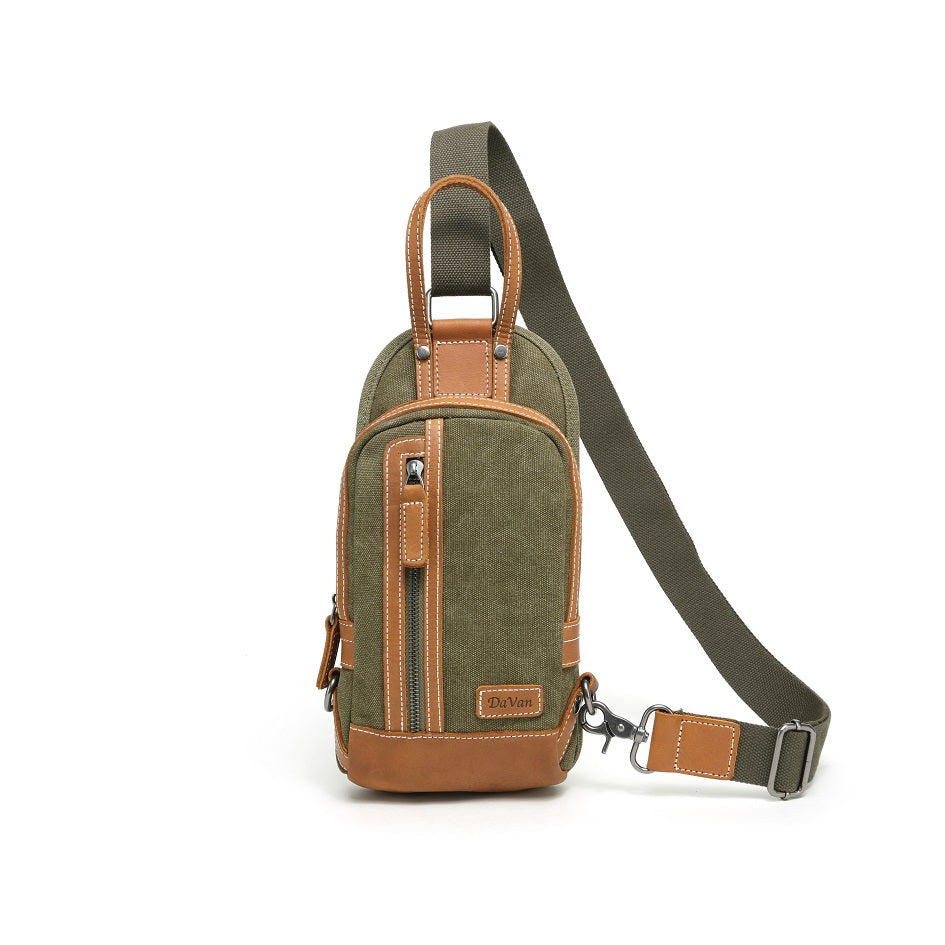 Bolso bandolera de lona
