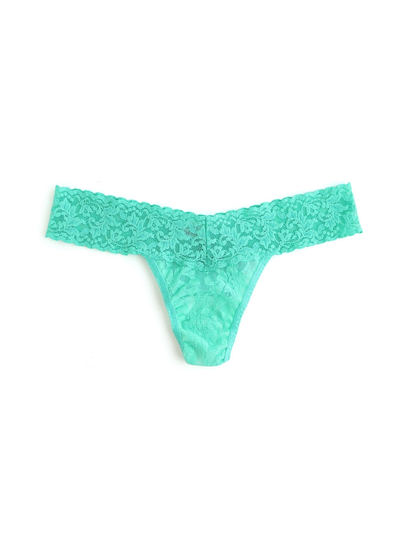 Signature Lace Low Rise Thong – Woods Clothing