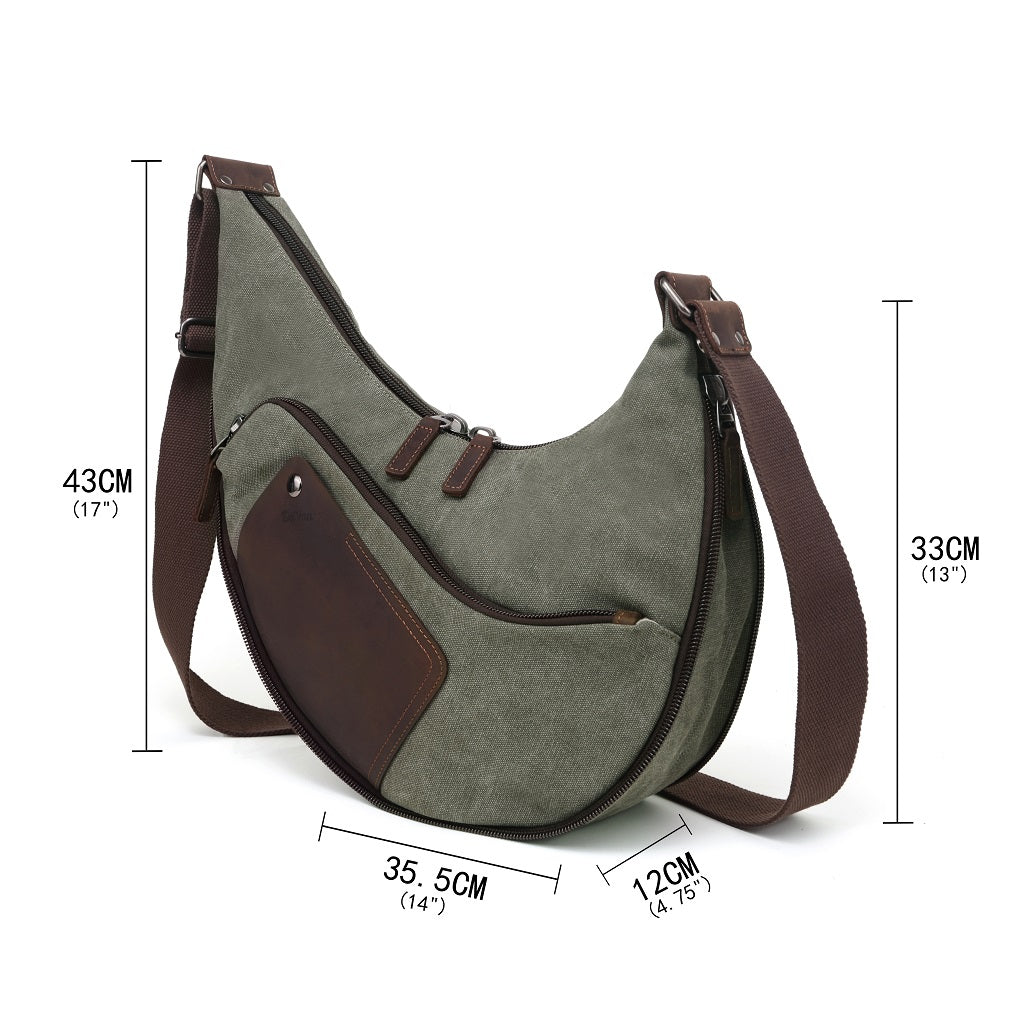 Bolso bandolera multifuncional