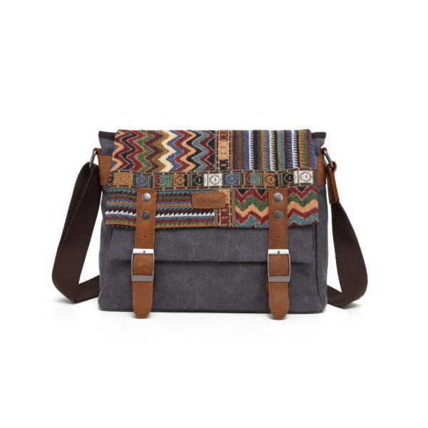 Bolso Bandolera Pequeño con Diseño Azteca