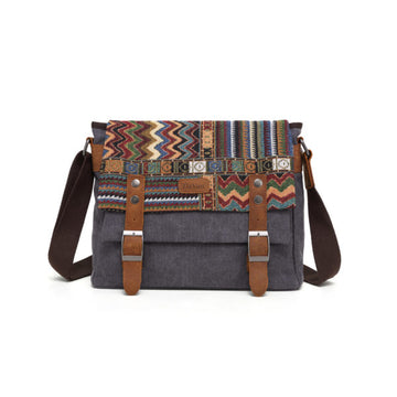 Small Messenger Bag with Aztec Design