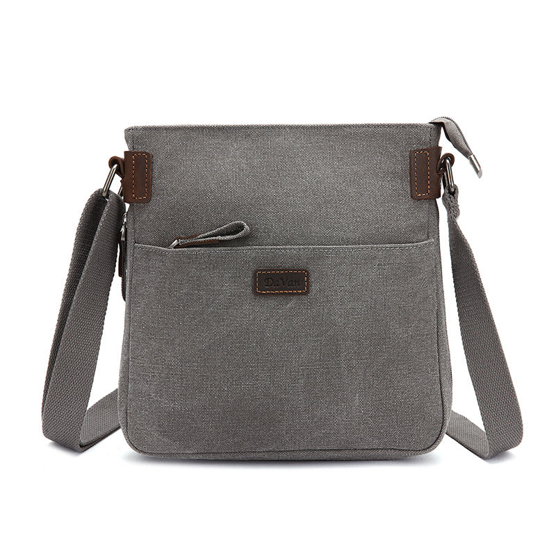 Bolso de hombro pequeño de lona