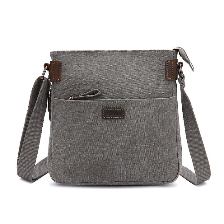 Bolso de hombro pequeño de lona